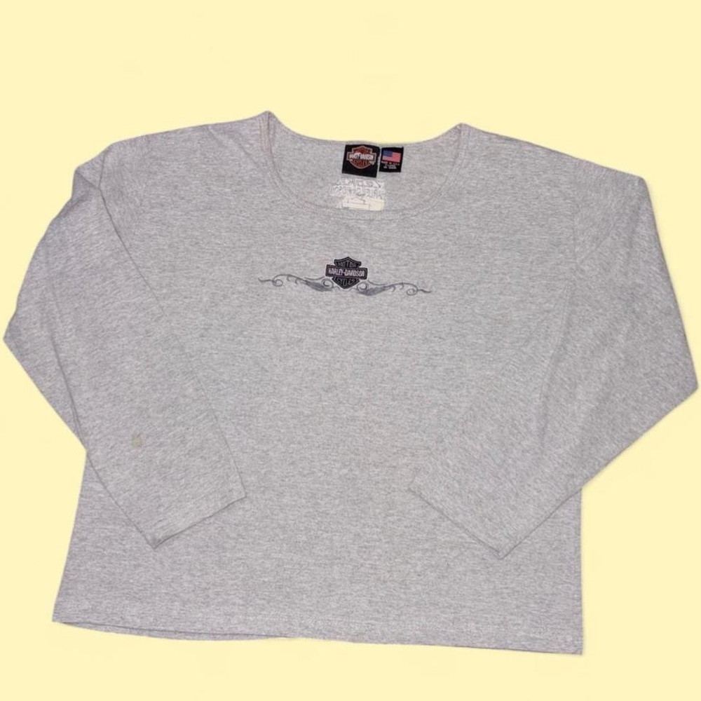 Y2K Harley-Davidson Embroidered Tee